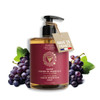 Panier des Sens Moisturizing Hand Soap Grape Fragrance French Traditional Savon de Marseille Soap with Coconut Oil Refil