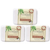 A LA MAISON Coconut Crme Bar Soap Triple French Milled Natural Moisturizing Hand Soap Bar 3 Bars of Soap 88 oz
