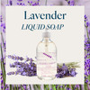 Provence Sante Natural Liquid Soap Moisturizing Almond Oil Hand Soap with Calming Lavender Scent Elegant Pump Dispenser