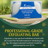 Exfoliating Bar Soap for Men Women Crystal Peel Luxury Microdermabrasion Hydrating Exfoliating Body Soap Bar Solid Magne