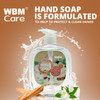 WBM Hand Wash Pack of 3 Himalayan Pink Salt Sandalwood Jasmine Cleans Protects Moisturizes Gentle Hand Soap for Daily Us