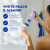 NIVEA Refreshing White Peach and Jasmine Body Wash with Nourishing Serum Scented Body Wash for Women Enriched with Provi
