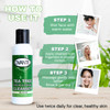 OVANTE Tea Tree Oil Eyelid Facial Cleanser Wash For Demodex Prone Skin 40 oz