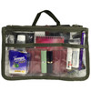 Q Girl Cosmetic Purse Make-up Organizer | Clear PVC w/Zippers online at globaldelivered