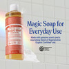 Dr Bronners Magic Soap PureCastile Liquid Soap Eucalyptus 16 ounce 2Pack Regenerative Organic Certified Oils 18in1 Uses