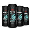 AXE Body Wash Apollo 4 Count for Long Lasting Freshness Sage Cedarwood Mens Body Wash with OdorBusting Prebiotics 16 oz