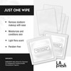 La Fresh Hotel Premium ParabenFree Makeup Remover Wipes White Light Flora Scent 8x6 Wet Wipes 50 Wipes Travel Essentials
