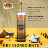 African Pride Black Castor Miracle Braid Scalp Cleansing Rinse Removes Build Up Soothes Scalp No Frizz Contains Black Ca