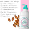 Perlier White Almond Shower Bath Cream Nourishing Soothing Luxury Bath Cream Made with Almond Oil for Deep Moisturizatio