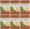 Auromere Ayurvedic Bar Soap Sandal Turmeric Eco Friendly Handmade Vegan Cruelty Free Natural Non GMO 275 oz 6 pack