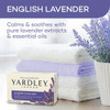 Yardley London English Lavender with Essential Oils Soap Bar 425 Ounce Pack of 12
