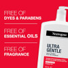 Neutrogena Ultra Gentle Daily Facial Cleanser with ProVitamin B5 for AcneProne Sensitive Skin Fragrance Dye Soap and Par
