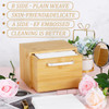 Beeveer Bamboo Box Towels XL 50 Disposable Face Towels Disposable Makeup Remover Dry Wipes for Skin Club Cleaning Skin C