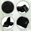 Vabean 30 Pcs Microfiber Black Makeup Washcloths for Face 13 x 13 Inches Makeup Remover Towels Reusable Absorbent Remove