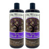 Dr Woods Raw Liquid Black Soap Body Wash for Men and Women Gentle Exfoliant Natural Cleanser for Face Hands and Body 32
