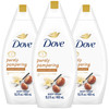 Dove Body Wash 3Pack Purely Pampering Shea Butter Warm Vanilla for Softer Smoother Skin 152 Oz Ea