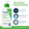 CeraVe Hydrating Skin Care Set 8oz Moisturizing Cream 8oz Hydrating Facial Cleanser Ceramides Hyaluronic Acid Moisturize
