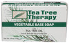 Tea Tree Therapy Pack of 8 x Vegetable Base Soap with Tea Tree Oil 39 oz8