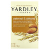 Yardley London Oatmeal and Almond Naturally Moisturizing Bath Bar 40 oz Pack of 10
