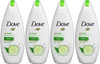 Dove Go Fresh Cool Moisture Fresh Touch Body Wash Cucumber and Green Tea 169 Oz 500 Ml Pack of 4 International Version