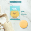 Eco Botanics Travel Size Hotel Toiletry Set 100 Count 085 oz Bottles Guest Amenities for Vacation Rentals and Short Term