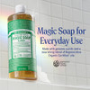 Dr Bronners PureCastile Magic Liquid Soap Almond 32 Ounce 2Pack Made with Regenerative Organic Certified Oils 18in1 Uses