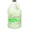 McKesson Body Wash and Shampoo 1 Gallon Bulk Refill Full Body Wash with Aloe Cucumber Melon Scent Sensitive Skin Hair 2i