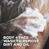 DOVE MEN CARE Elements Body Wash Charcoal Clay 4 Count For Mens Skin Care Effectively Washes Away Bacteria While Nourish