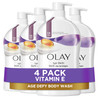 Olay Body Wash for Women Age Defying with Vitamin E 24hr Moisturizing Hydrating Refreshing B3 Vitamin Complex Free of Pa
