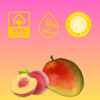 White Towel Services 8 x 8 inch Moist Cotton Towel Individually Wrapped PeachMango Scent Case of 50