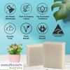 SSA Natural Goat Milk Soap Bars 35 OZ x Pack of 12 Sensitive Skin Special Pure French Triple Milled Bar Soap Enriched wi