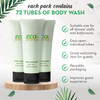 ECO amenities Body Wash Tubes LeakProof Travel Toiletries Bulk Body Wash Hotel Soap Natural Shower Gel Liquid Soap 1 fl