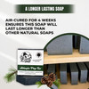 The Black Stuff All Natural Bar Soap for Men Handmade Cold Process Soaps with Organic Ingredients and Essential Oils Men