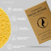 Appearus Natural Cellulose Facial Sponges 100 Pack Compressed Professional Spa Facial Sponge Pads for Cleansing Exfoliat