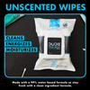 DUDE Wipes Face and Body Wipes 3 Pack 90 Count Unscented with Sea Salt Aloe 2in1 Body Face Alcohol Free and Hypoallergen