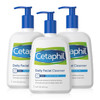 Cetaphil Daily Facial Cleanser for normal to oily skin 16 Ounce Bottles Pack of 3
