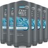 Dove MenCare Body Face Wash 6Pack Clean Comfort with 24HR Nourishing MicroMoisture Lemon Cedarwood Scent 135 Oz Ea