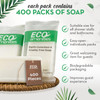 ECO Amenities Travel Size Bar Soap 400 PACK 05 oz Mini Soap Bars Hotel Soap Bars Travel Size Toiletries Individually Wra