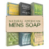 NATURAL AMERICAN ELEMENTS Mens Bar Soap Masculine Scents 100 Natural Soap for Men Essential Oils Organic Shea Butter Mad