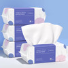 PoeticEHome Extra Thick Face Towels Disposable Cotton Soft Dry Wipes Biodegradable for Facial Cleansing Makeup Remover 4