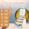 Wavertree London Sandalwood Patchouli Scented Natural Soap Bars Pack of 8 7oz Moisturizing French Triple Milled Soap Bar