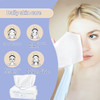 Disposable Face Towel MSOEUESO Cotton Facial Tissues Dry Face Cloths Thick Facial Wipes Makeup Remover Wipes Ultra Soft