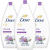 Dove Body Wash Relaxing 3Pack Jasmine Coconut Milk for Softer Smoother Skin 152 Oz Ea