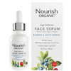 Nourish Organic Face Serum Bilberry Arctic Berries Age Defense Formula with Vitamin C and Vitamin A 07 Oz Washable Cotto