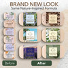 O NATURALS 100 Natural Bar Soap Gift Set Organic Ingredients Essential Oils Spa Gifts for Women Men Body Wash Face Soap