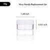 40Pcs 10 Gram Plastic Cosmetic Containers with Lids for Lotion, Creams, Toners, Lip Balms, Makeup Samples Jars BPA free (10g-40pcs, white) online at globaldelivered