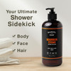 Barrel Oak AllinOne Wash for Face Hair Body Vegan Hydrating Face Shampoo and Body Wash for Men Grooming Kit Gifts for Me