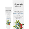 Nourish Organic Eye Treatment Bilberry Arctic Berries Age Defense Under Eye Cream with Vitamin C Washable Cotton Round