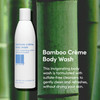 LATHER Bamboo Crme Natural Body Wash 8 fl oz Shower Gel Cleanser Gentle Body Soap Essential Oils Bamboo Shea Butter Lave