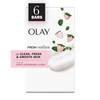 Olay Fresh Outlast Notes Of Cooling White Strawberry Mint Beauty Bar 4 oz 6 count